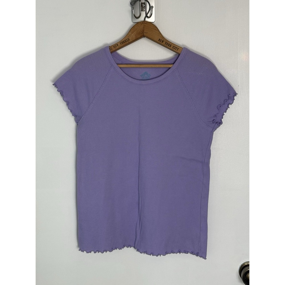 Thereabouts‎ Girls Lavender Purple waffle Top XXL
